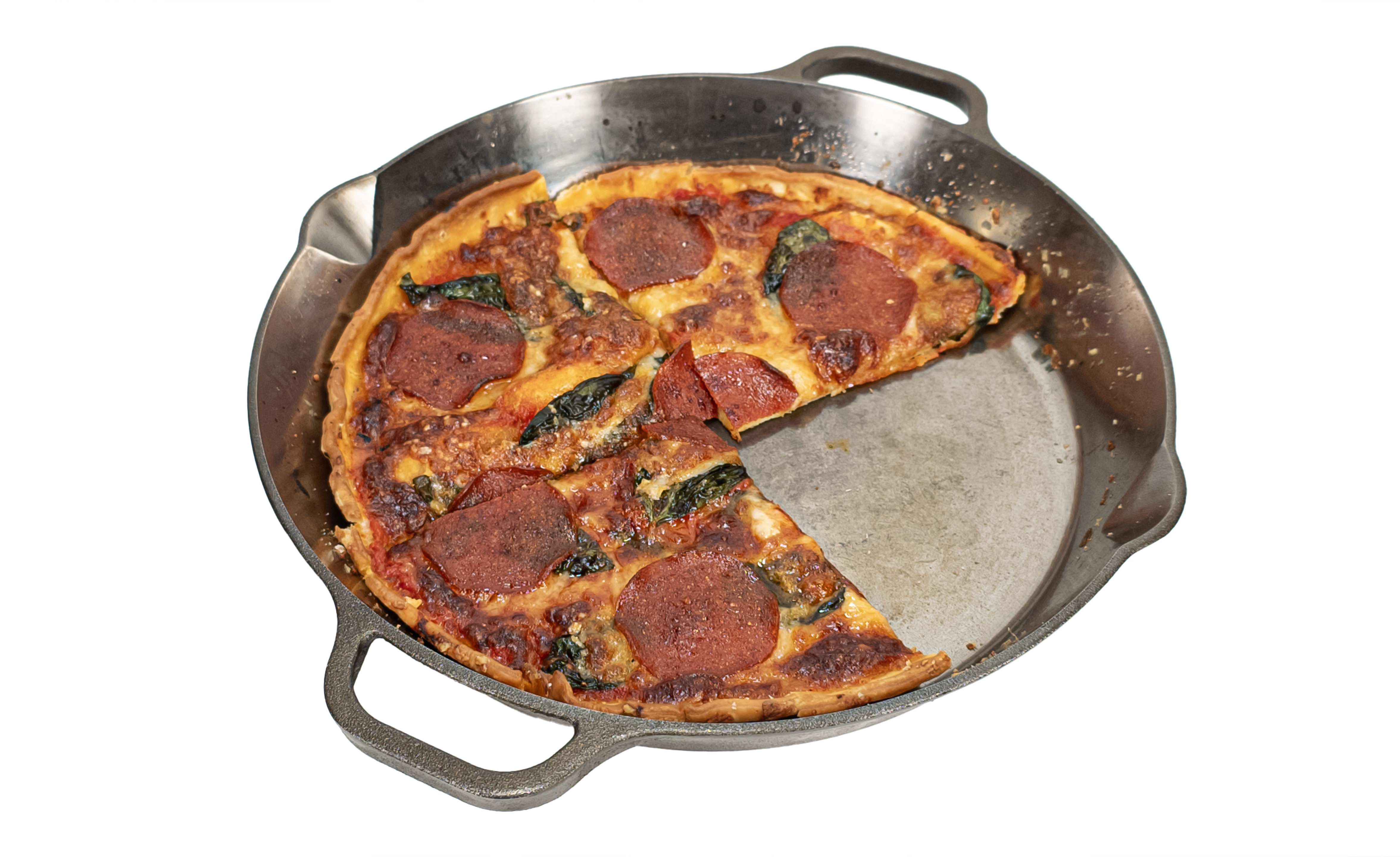 Skillet BBQ Pepperoni Pizza