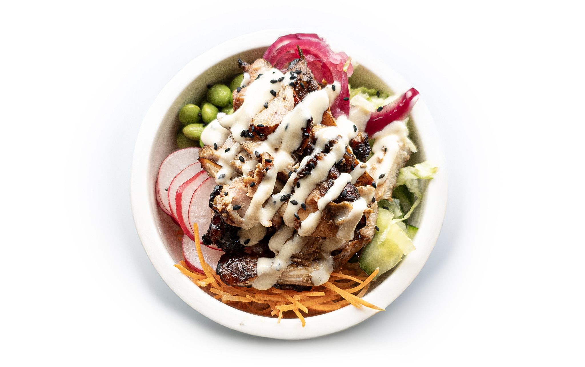 Grilled Chicken Poke Bowl